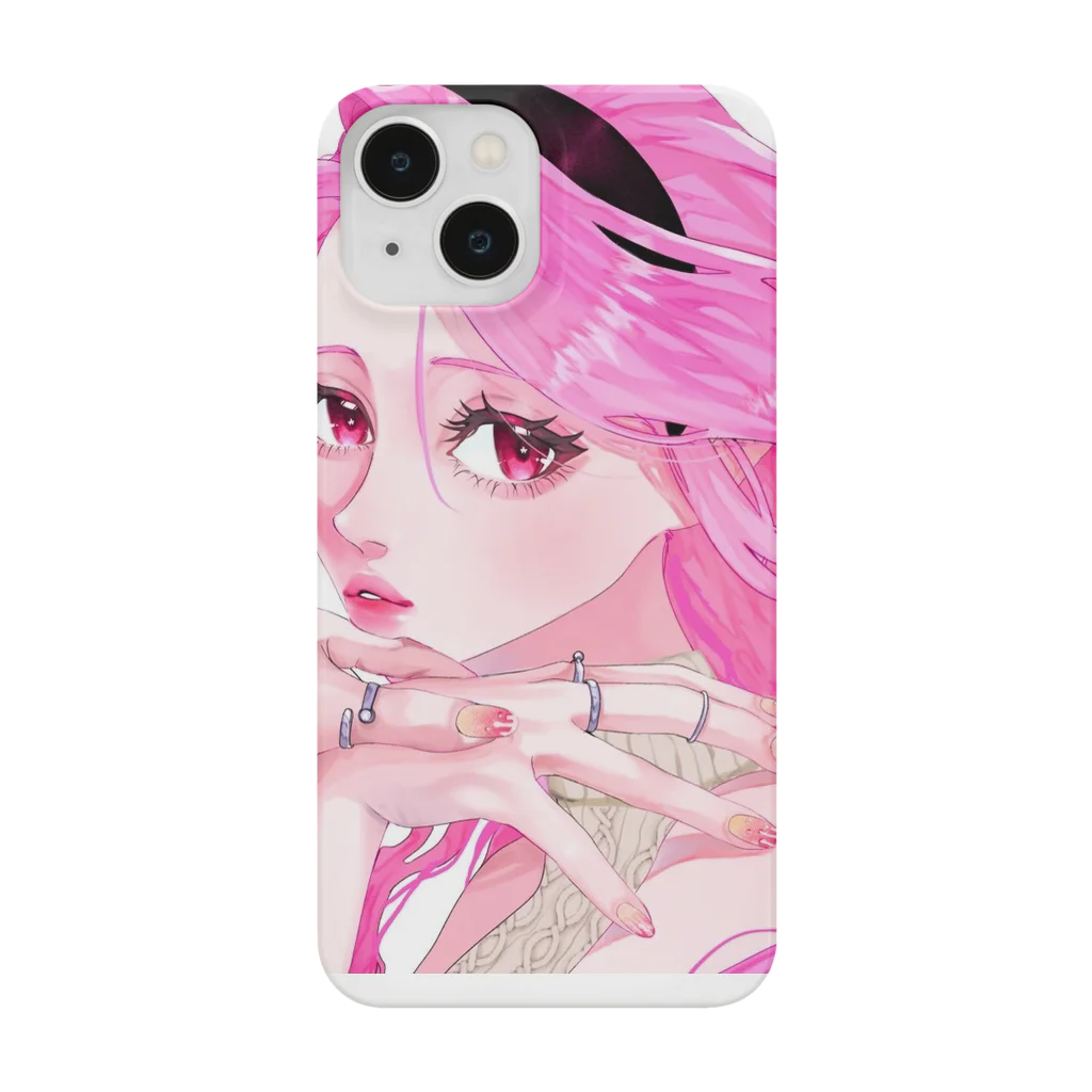 yutoのピンクの女の子 Smartphone Case