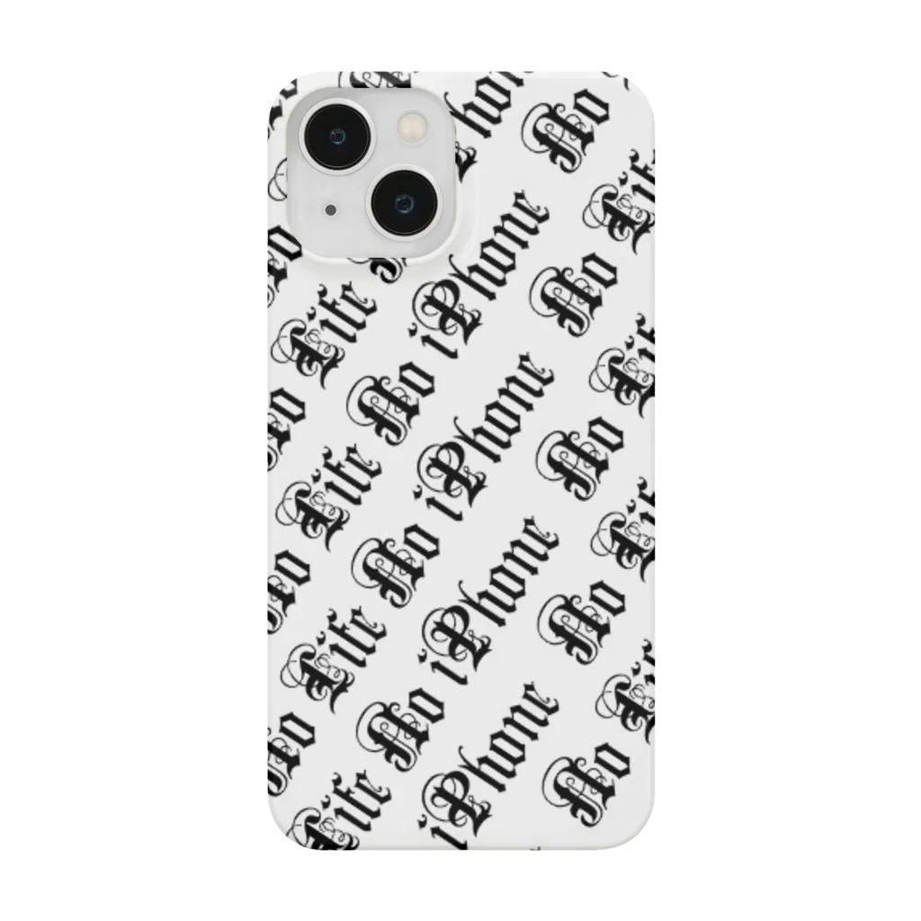 Tatoo Font Item 【TFI】のNo Life No iPhone スマホケース