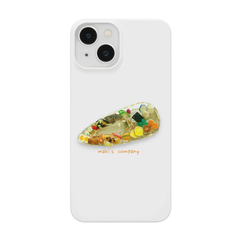 maki's  companyのお弁当ヘアクリップ Smartphone Case