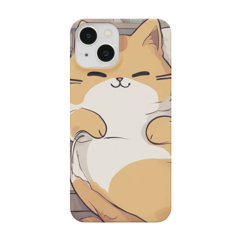 Tired CAT🐈のTired Cat  Smartphone Case