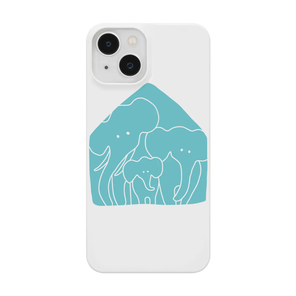 ChapteRの象の家族とマイホーム Smartphone Case