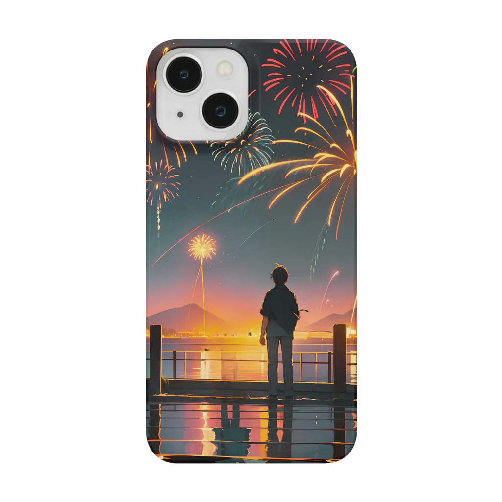 卯月なのかのFireworks Journey　〜夏の彩夜の旅〜　　No,2　「花火より高いところにいる君へ」 Smartphone Case