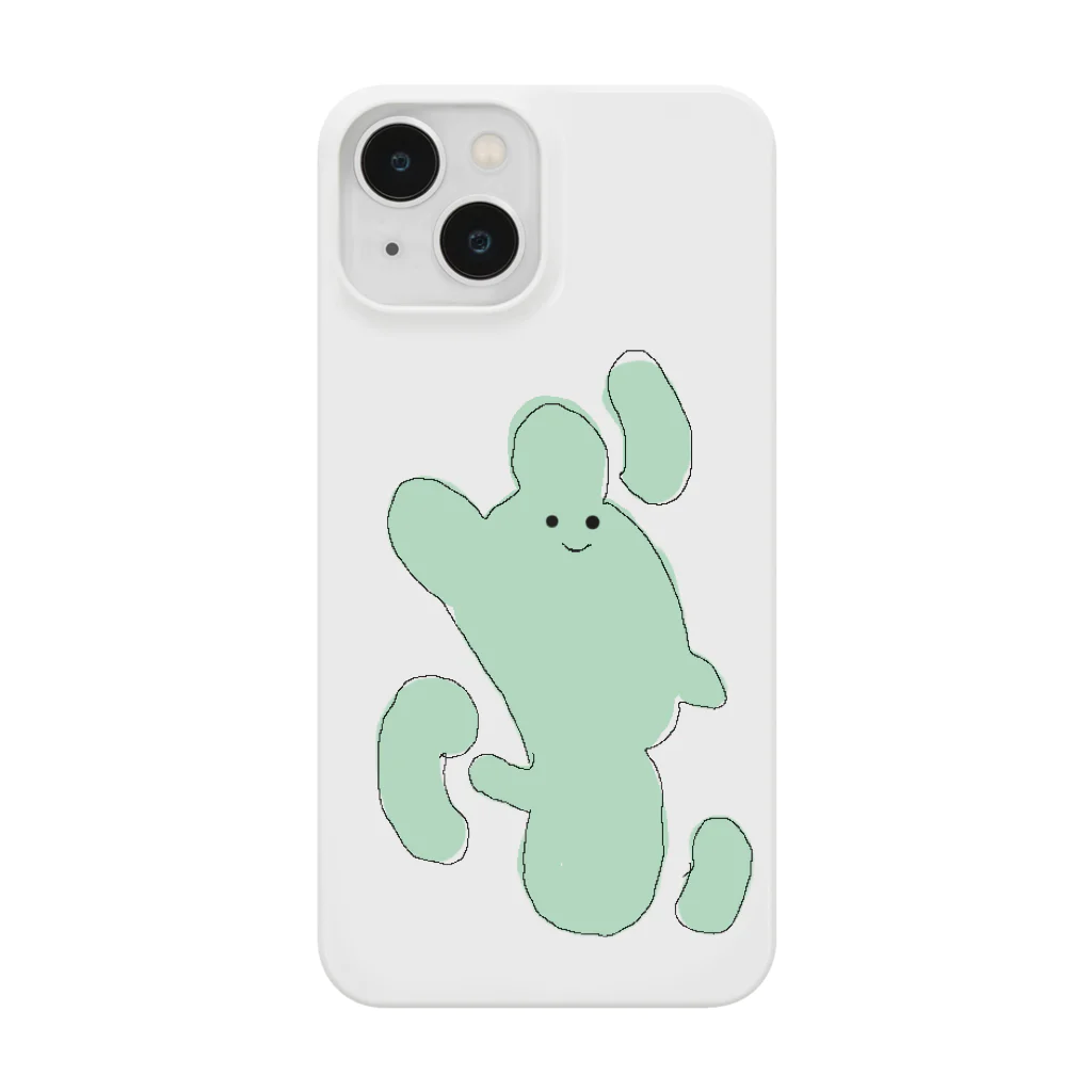 shihokohaのshihokohaくん グリーン Smartphone Case