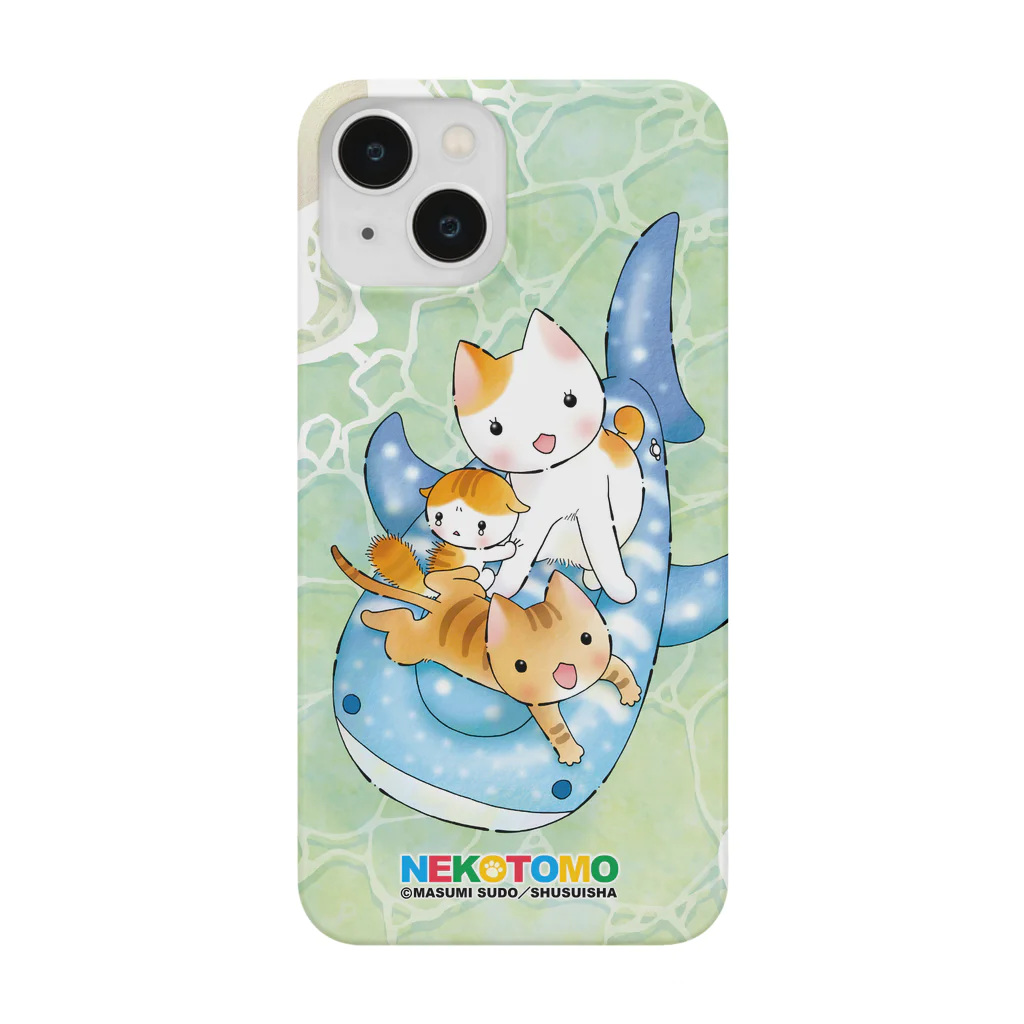 漫画「ねことも」公式グッズショップのMASUMI SUDOコレクション「猫と夏の海」 Smartphone Case