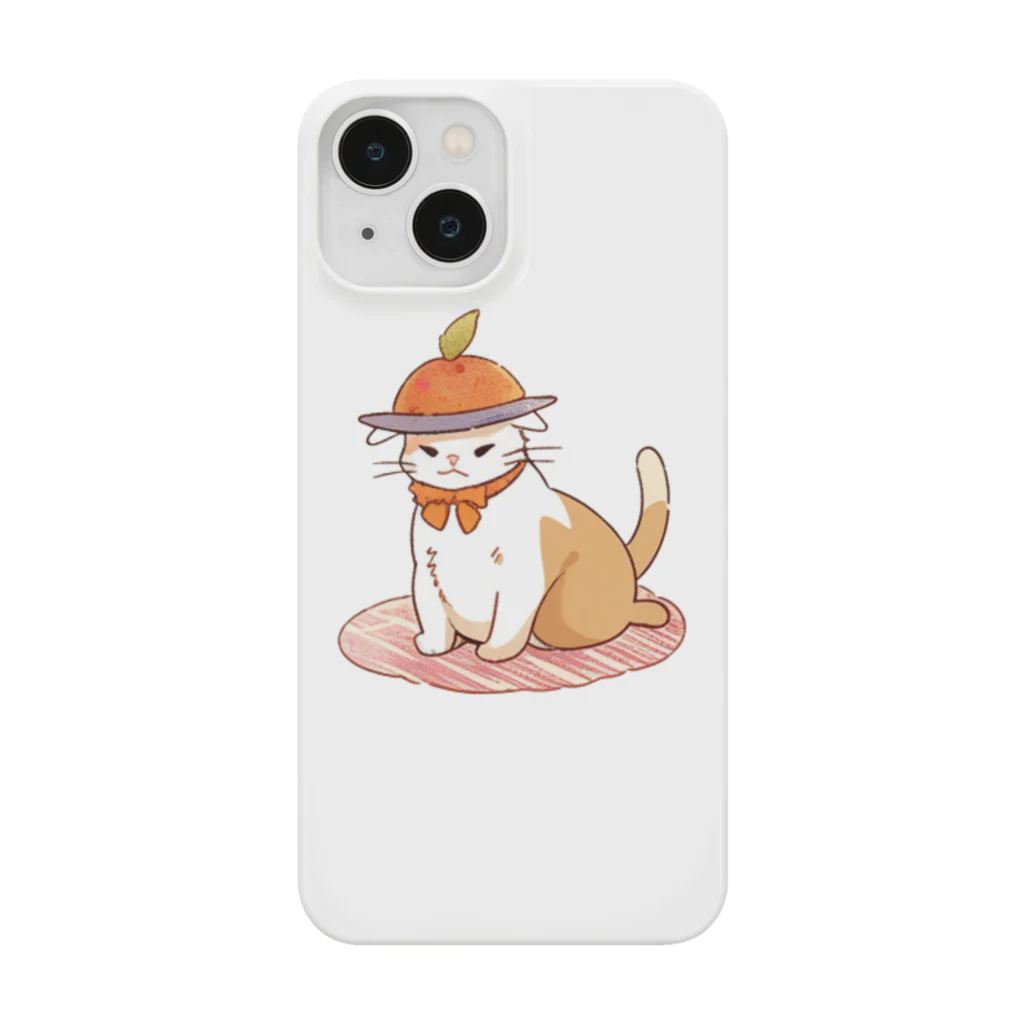 りーおすふぇんがりーのお腹ペコペコで具になっちゃったねこにゃん スマホケース