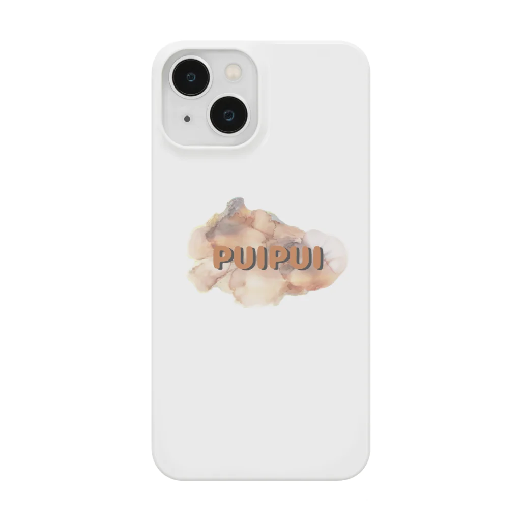 モルモット　 PUI PUIのPUIPUIロゴ Smartphone Case