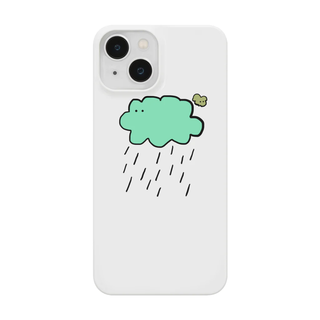 蒟蒻のゆる雨雲 スマホケース