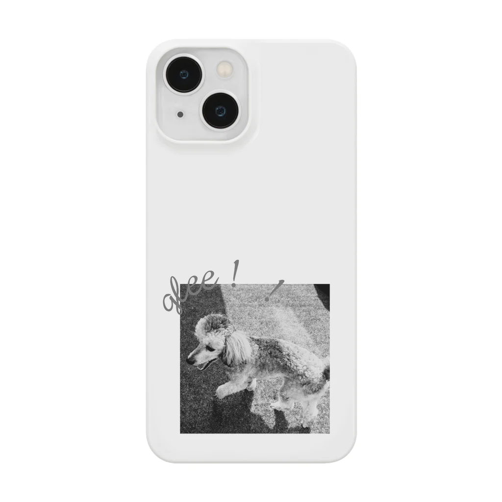 seastarpoodleのトイプードル Smartphone Case