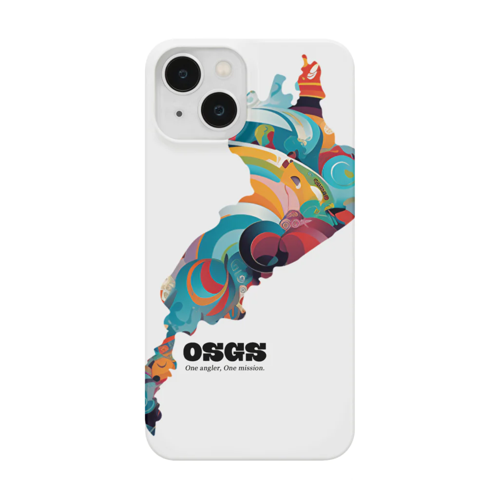 OSGSのカラフルな渦の琵琶湖 Smartphone Case