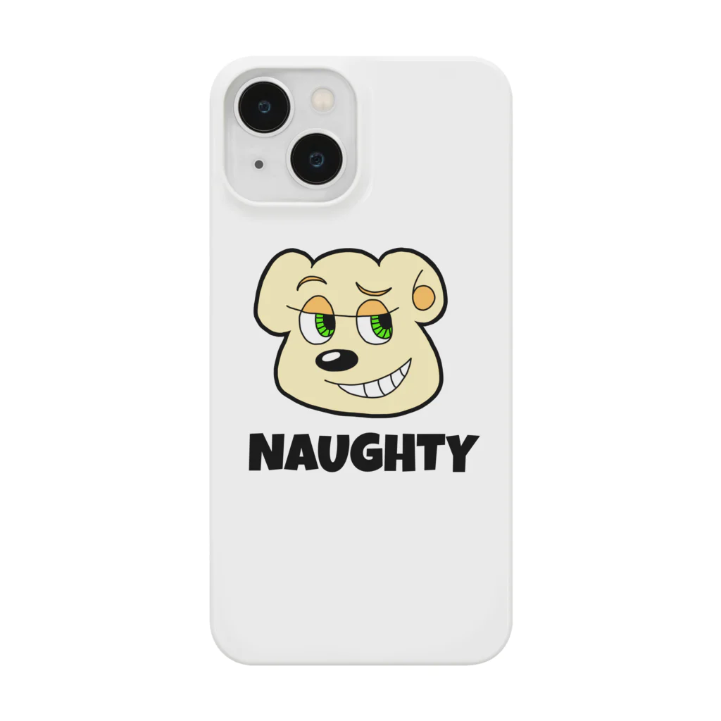 NAUGHTYのNAUGHTY BEARくん スマホケース