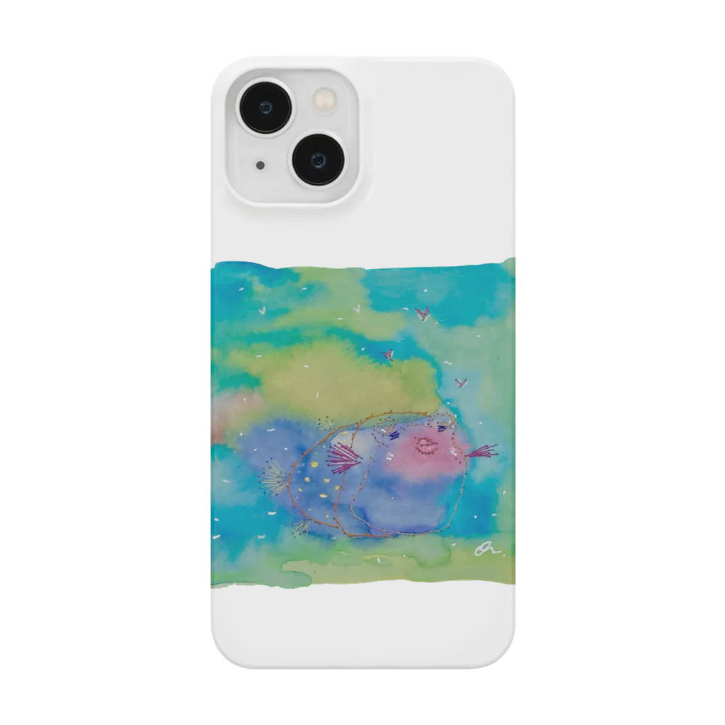 onmycolorの楽描き店のはこぷく代さん Smartphone Case