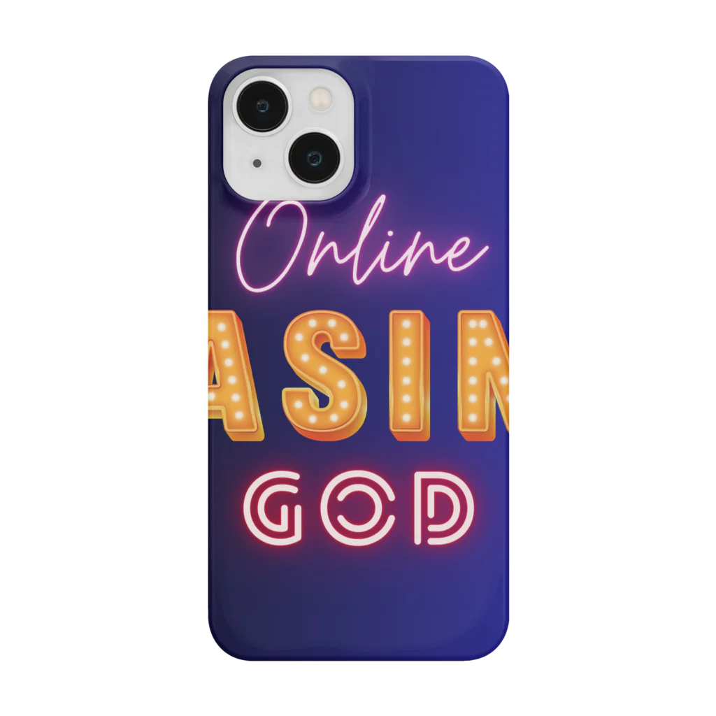 casino_godのCASINO GOD ロゴ - ロイヤルブルー Smartphone Case