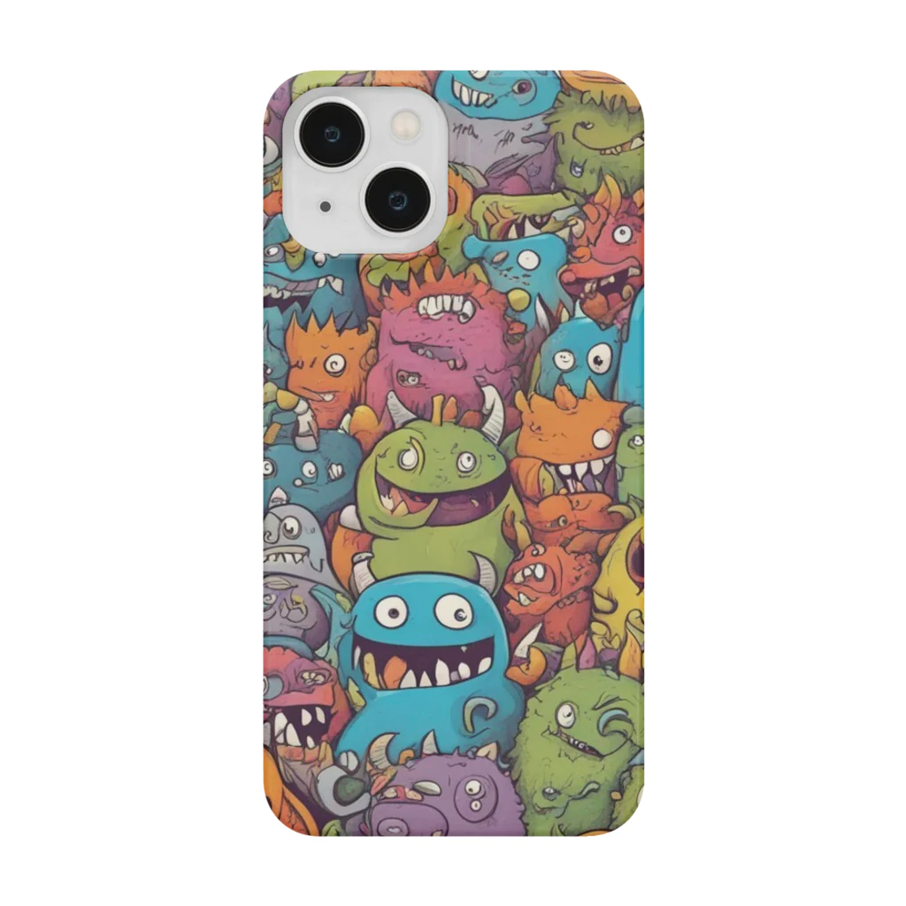 まみうだぱおのゆったりSHOPのcolor ghost Smartphone Case