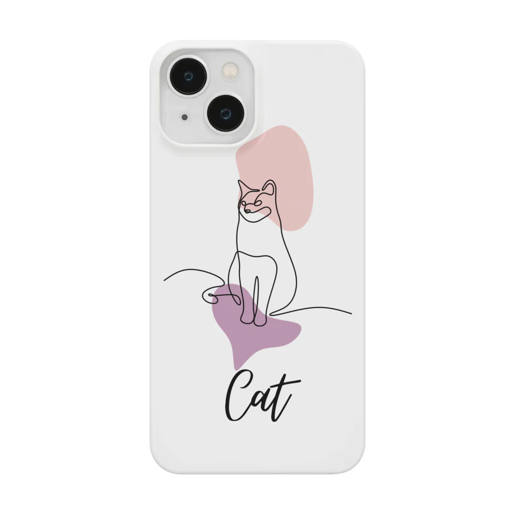 ねこノートのしろねこ Smartphone Case