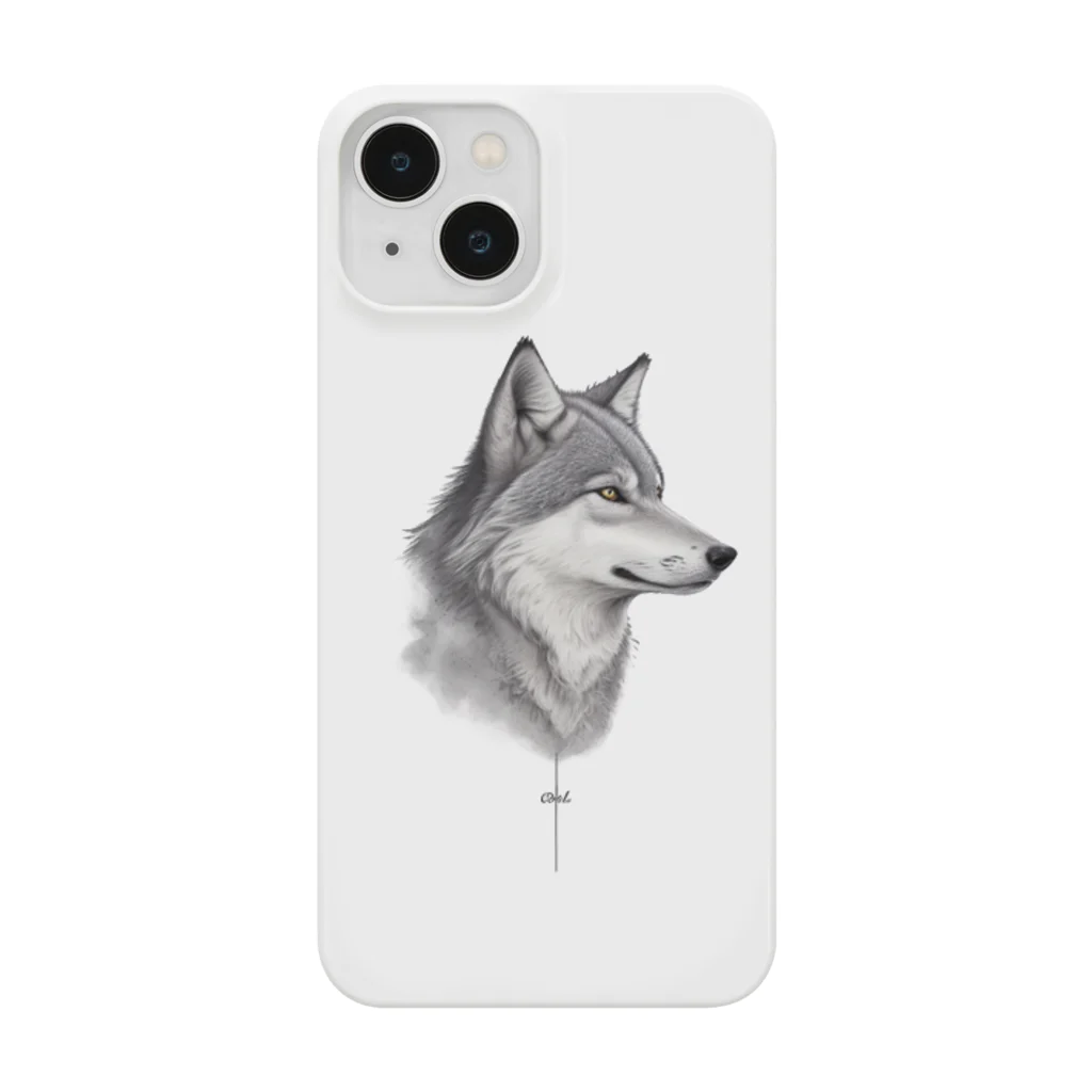 ちょもらんまのCool Wolf スマホケース