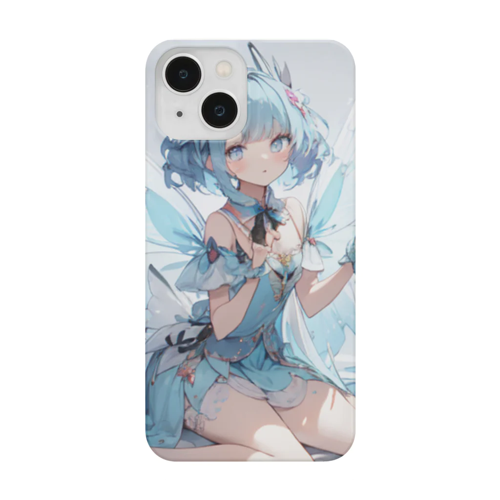 ロイ@イラストレーターHEXANFT販売美麗イラスト描きますの氷の妖精 Smartphone Case