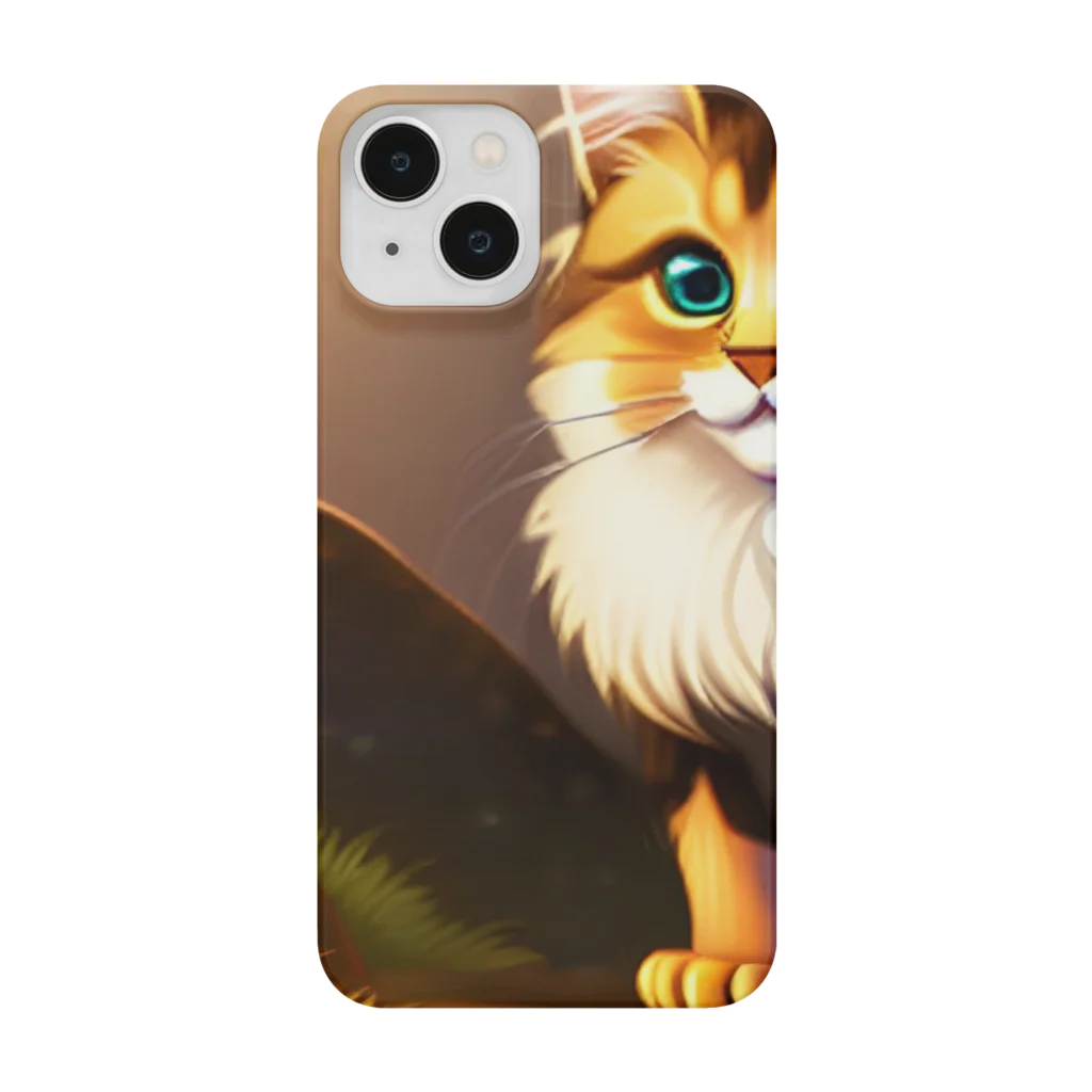 ワンダーワールド・ワンストップのかわいい猫のイラストグッズ Smartphone Case