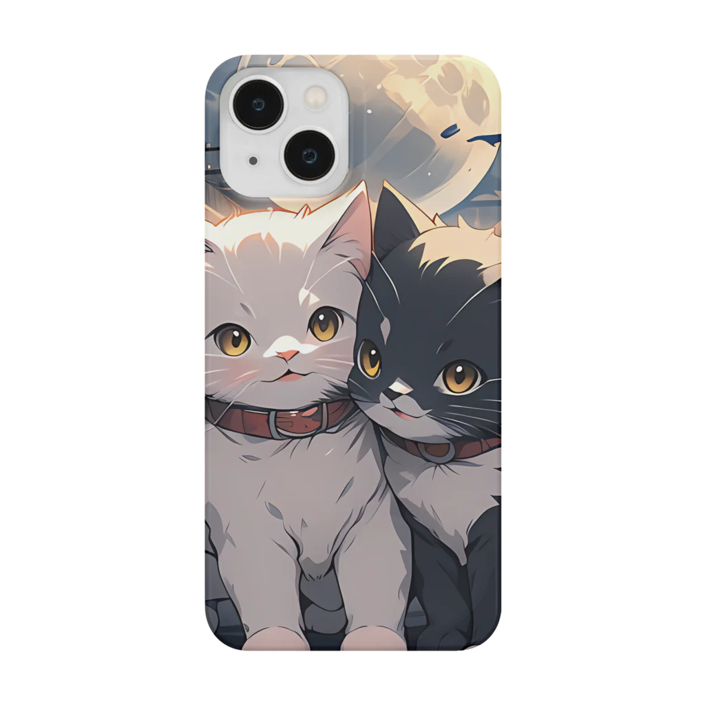 Reridedのクロとシロ　にゃんこ Smartphone Case