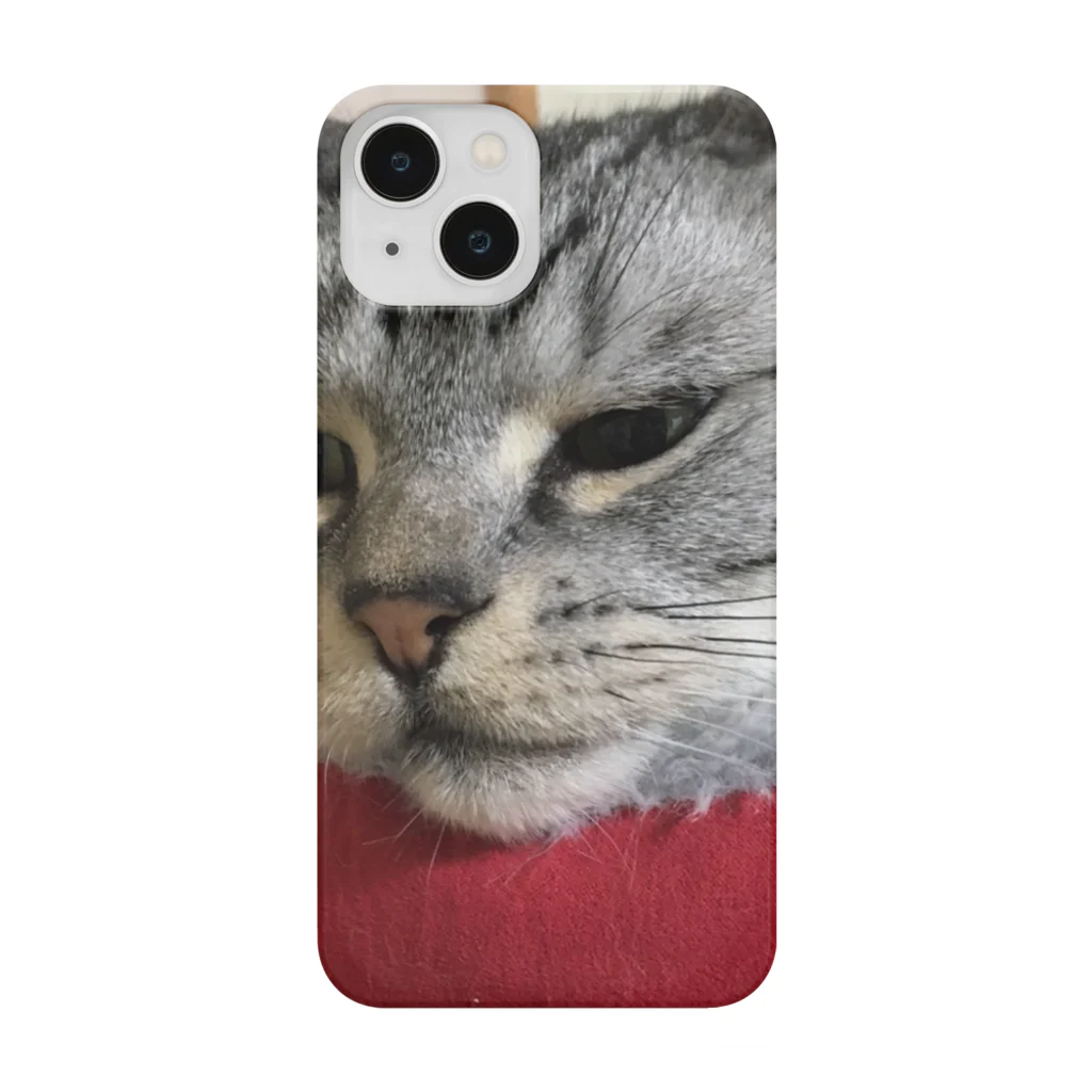 ねこノートのあごのせ寝 Smartphone Case