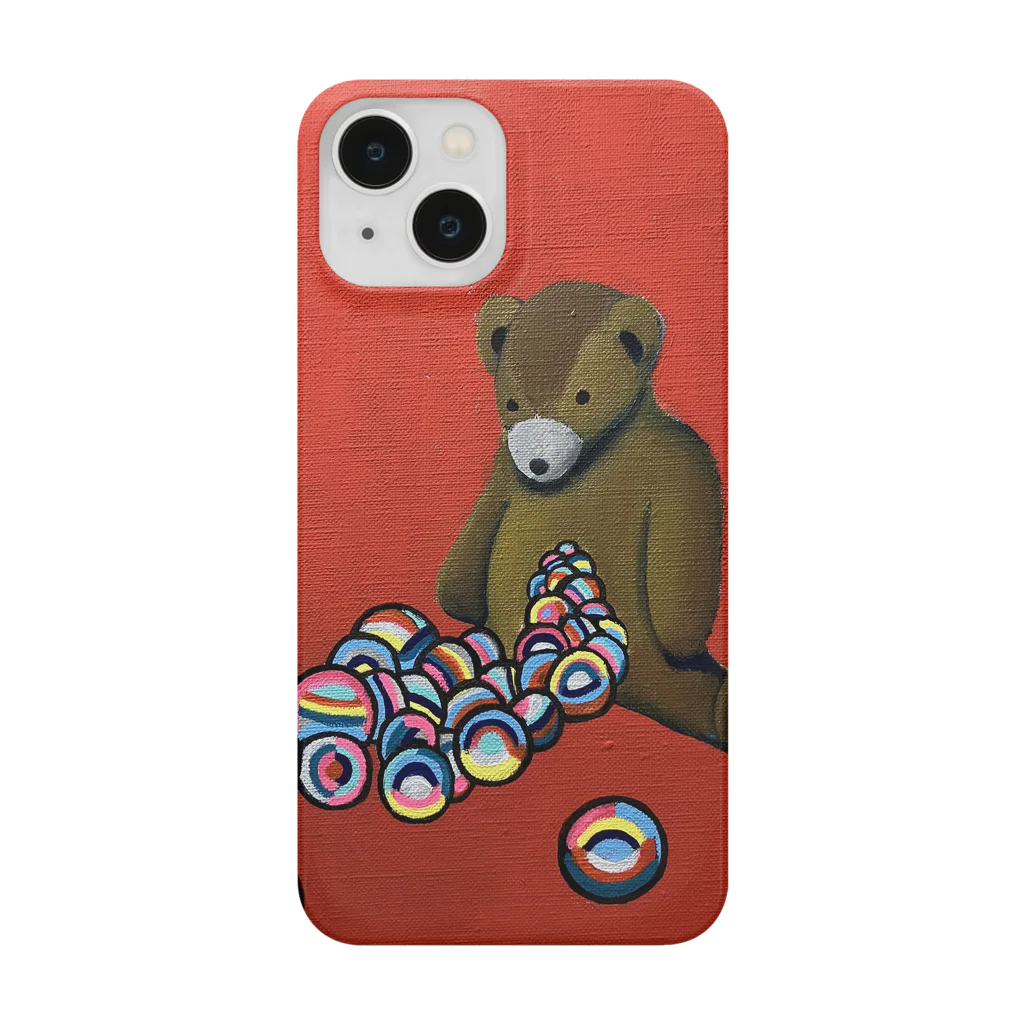 AKI online shopの反省するクマさん Smartphone Case