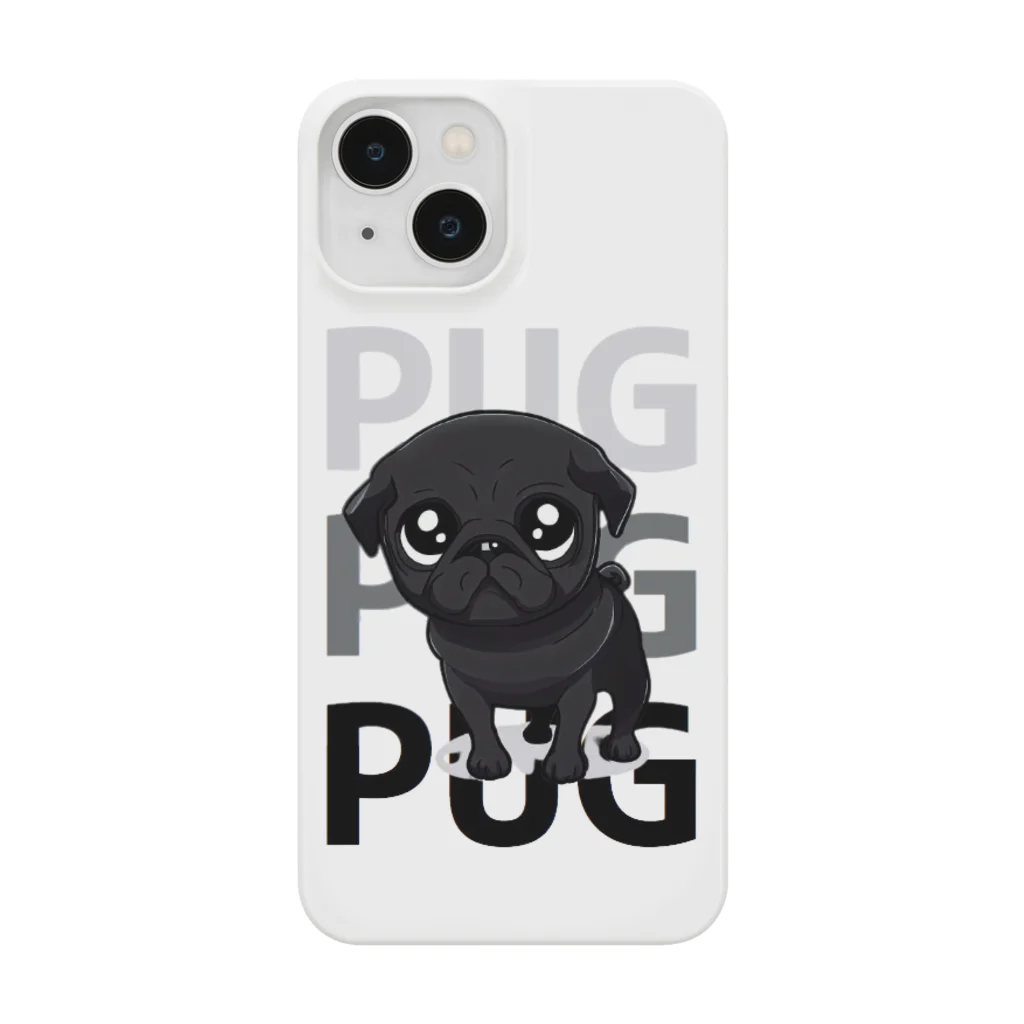 furebuhi　clubのグラフィックPUG！ スマホケース