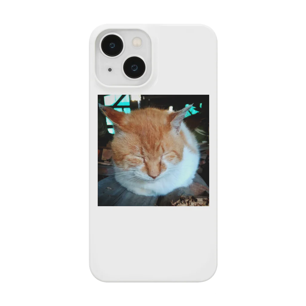 K39SHOPの先輩猫 茶太郎 Smartphone Case