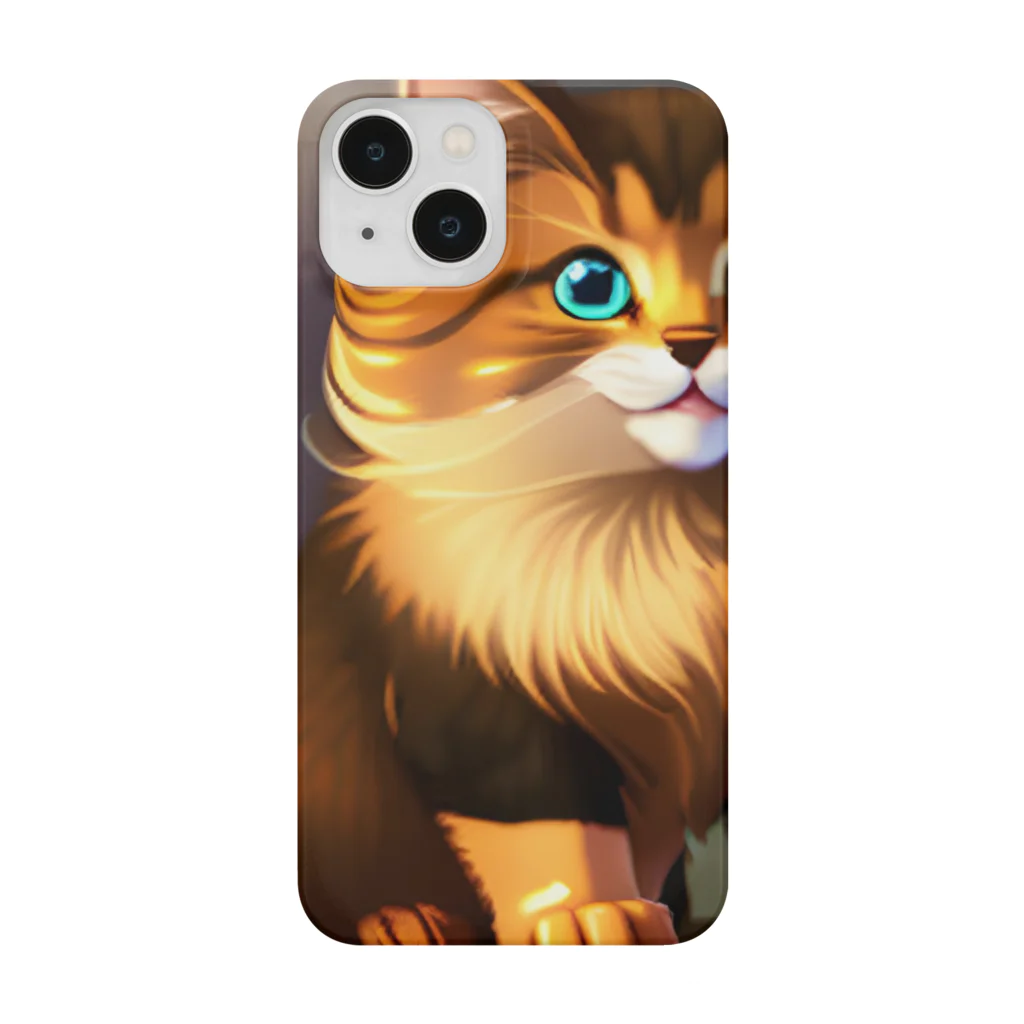 kpop大好き！のかわいい猫のイラストグッズ Smartphone Case