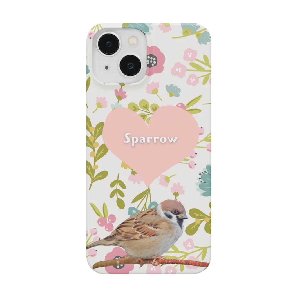 甘えん坊オカメインコの鳥好き！スズメ！ Smartphone Case