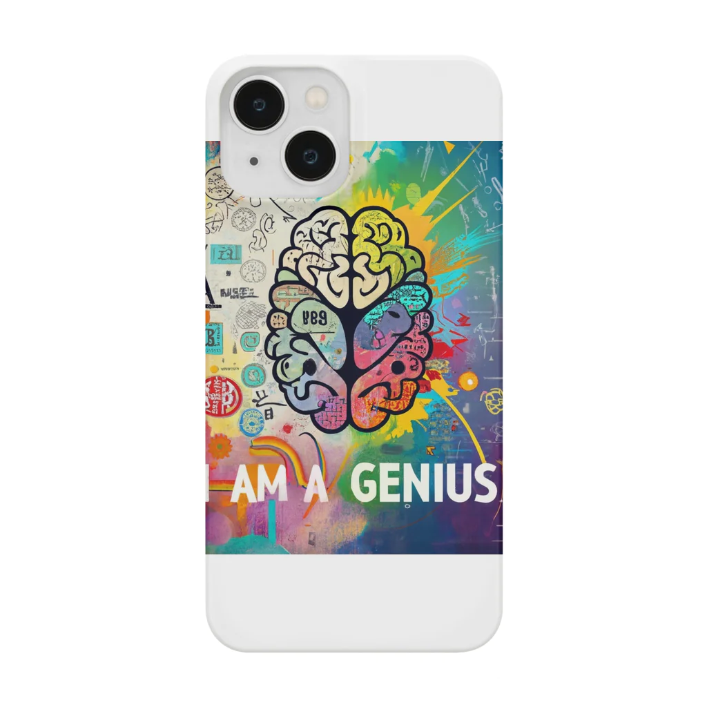 ノイトランナウェイのI am a genius スマホケース