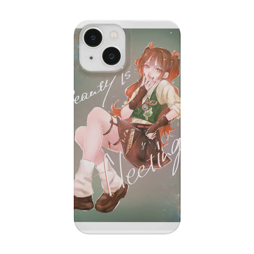 天葵のBeauty is fleeting Smartphone Case