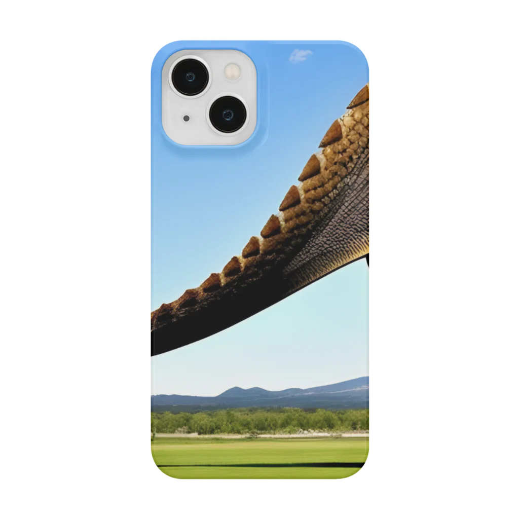 サウルス工房の恐竜のしっぽ Smartphone Case