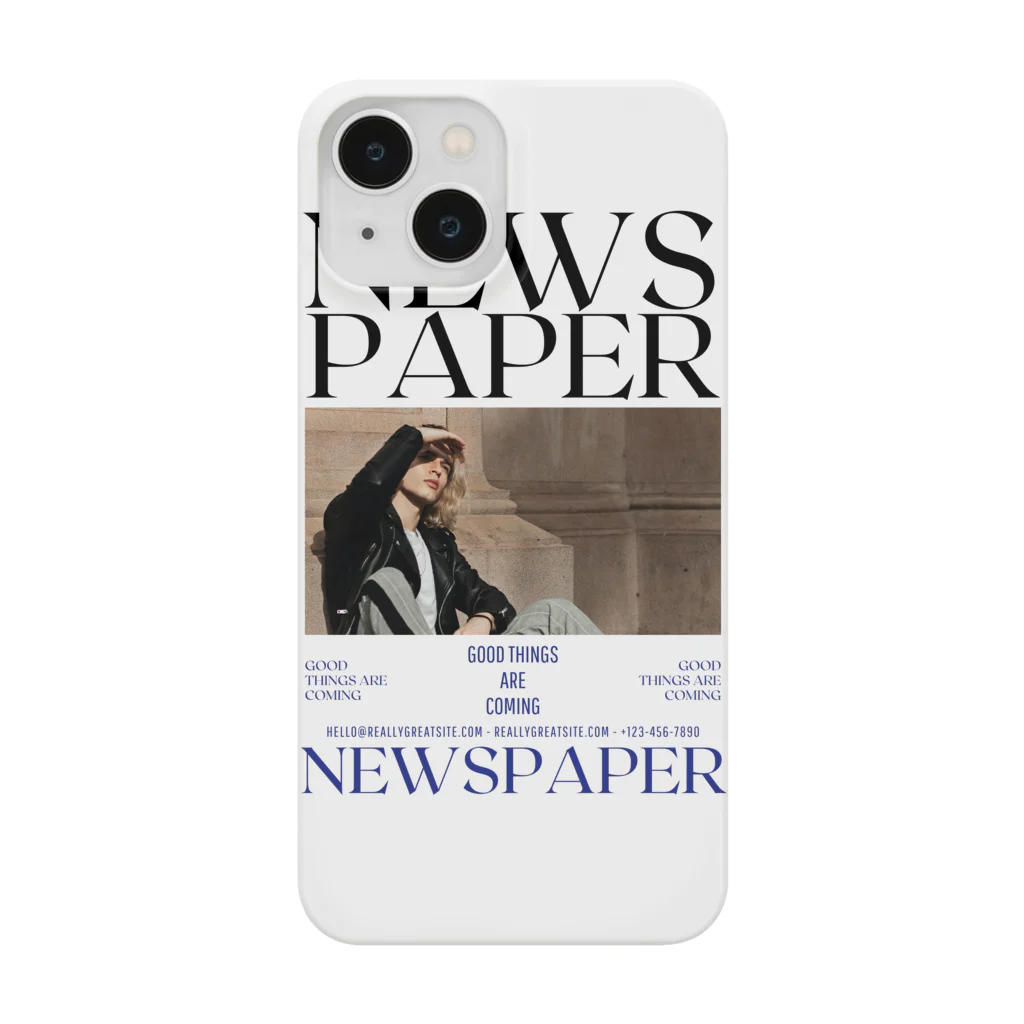 show.のNEWS PAPER Smartphone Case