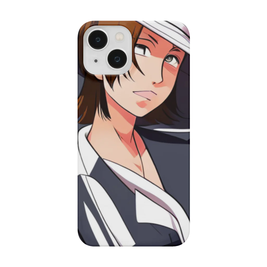 NOBIIDAの帽子と女性 Smartphone Case