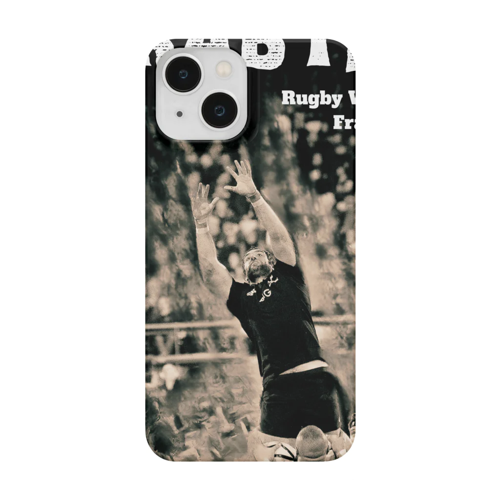 Bad Daddy at SUZURI のラグビー日本代表　勝利をつかめ！ Smartphone Case