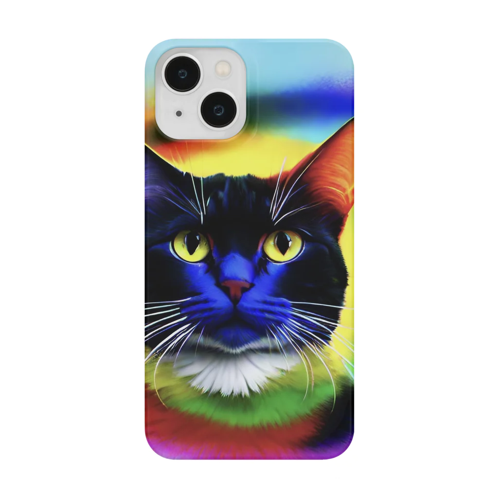 湊翔パパの趣味部屋の虹猫 Smartphone Case