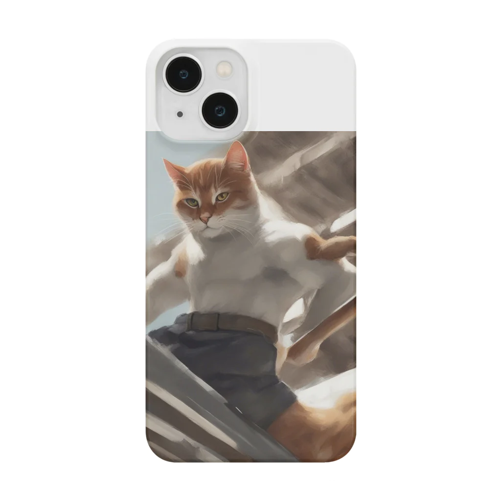 TAIYO 猫好きの躍動感あふれる猫 Smartphone Case