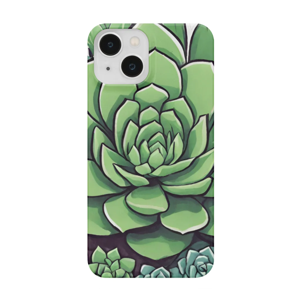 green artist のプランツパラダイス多肉 Smartphone Case