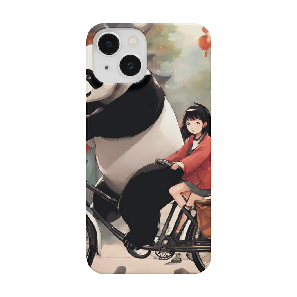 舞七里夜のパンダおじさんは行く Smartphone Case