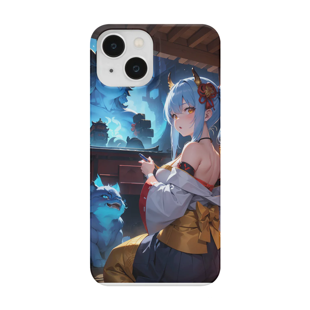 卯月なのかのNight Parade of One Hundred Demons Journey　〜百鬼夜行の旅〜　No.3「Wild Night」 Smartphone Case