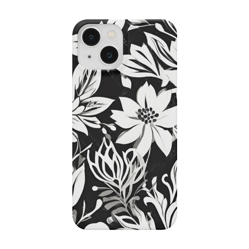 coco styleのAI Illust  花柄 Smartphone Case