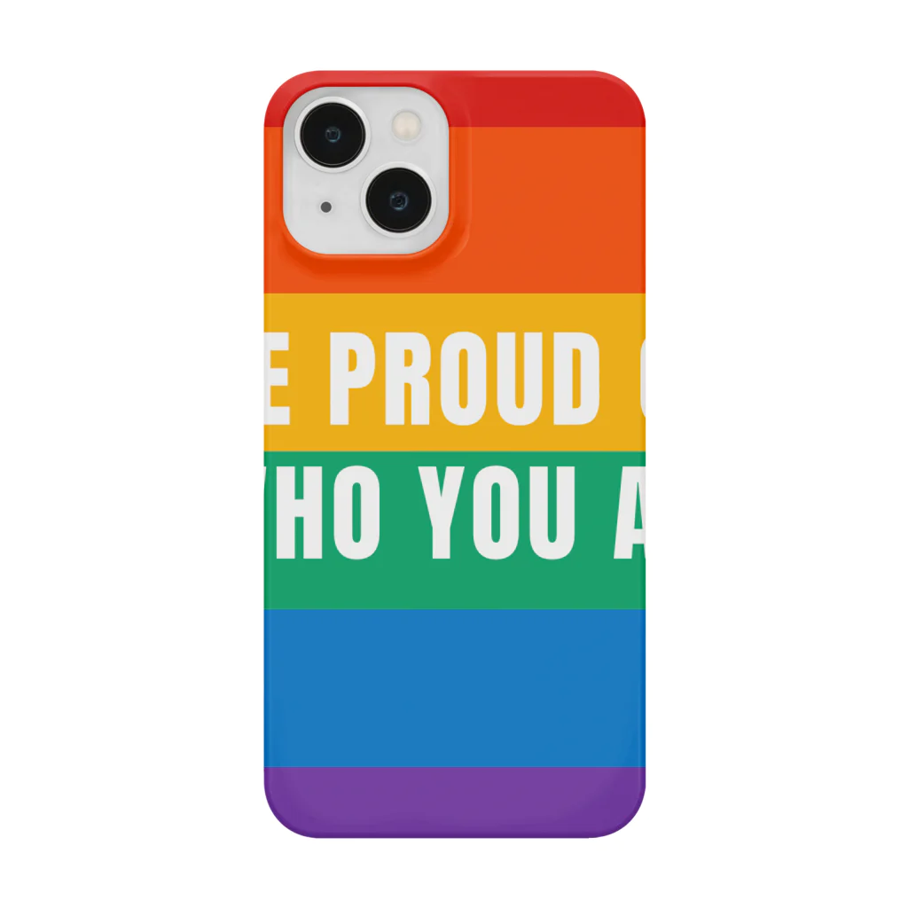 ジェンダーバイアスに気づくshopのBE PROUD OF WHO YOU ARE. ジェンダーバイアスに気づこう スマホケース