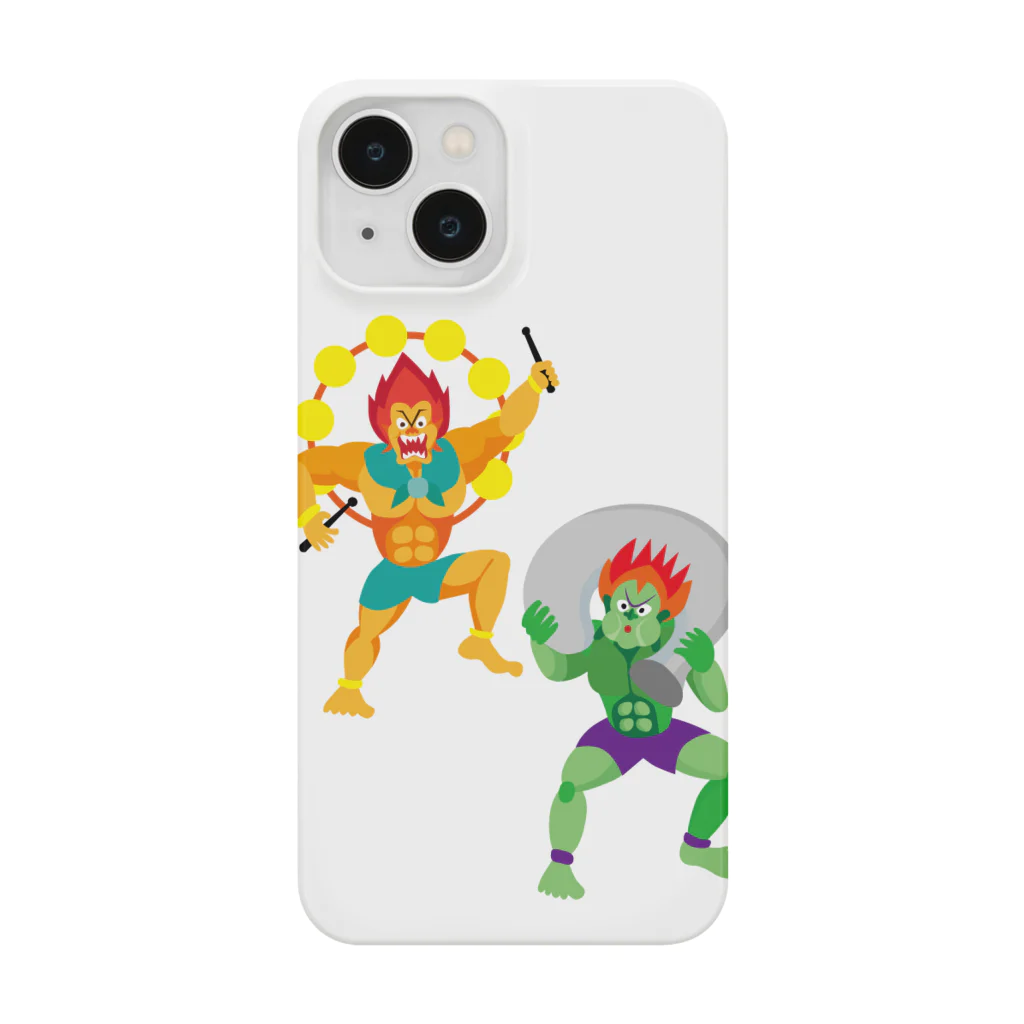 id-linkの風神雷神 Smartphone Case