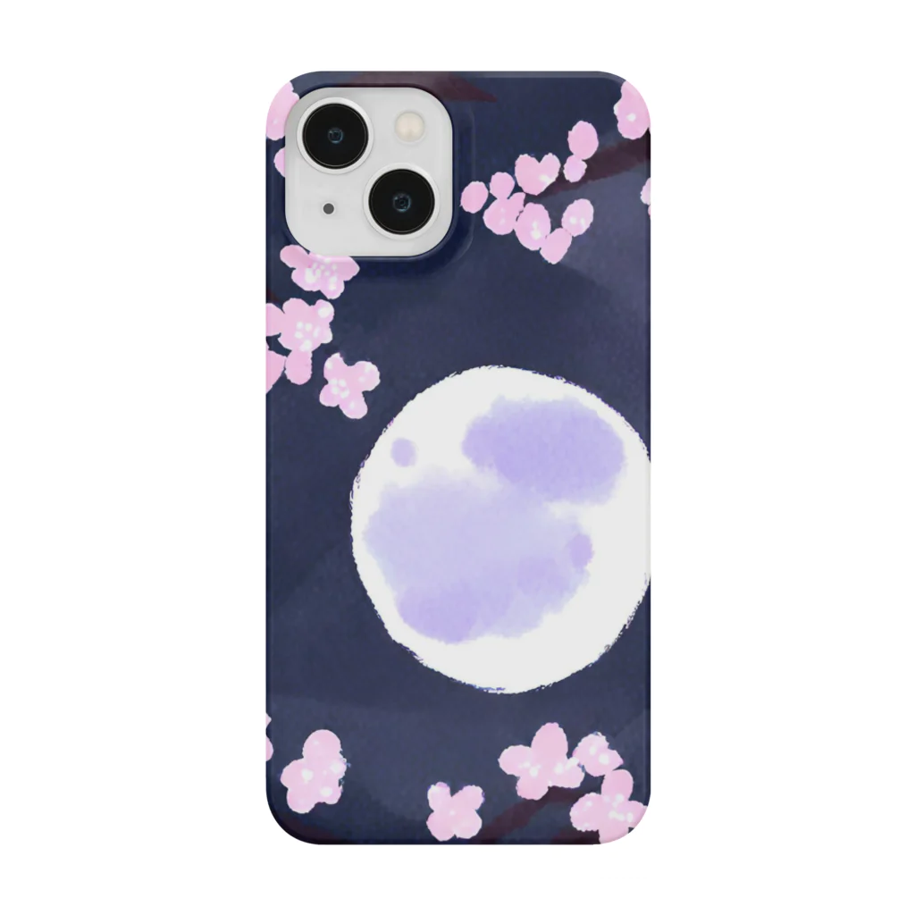 raran06の夜桜 Smartphone Case