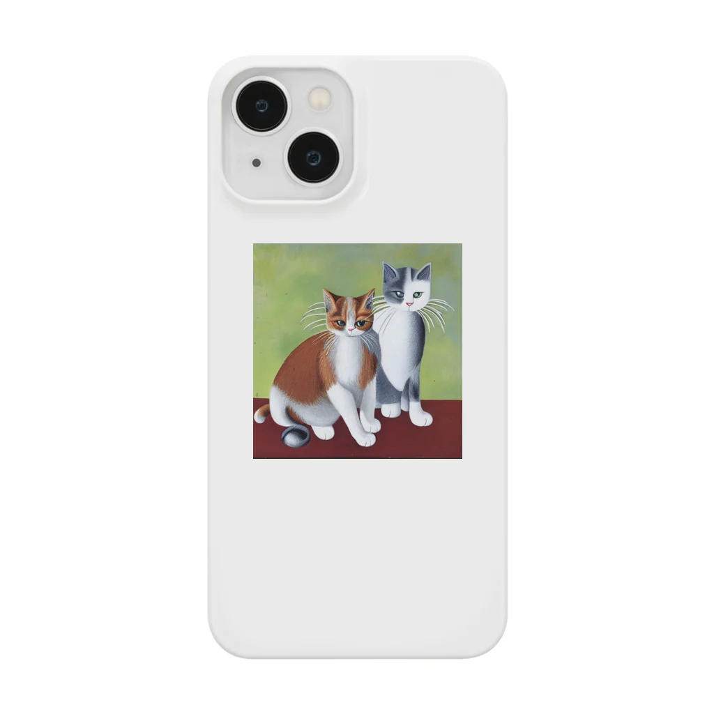 まさのお店の二匹の猫 Smartphone Case