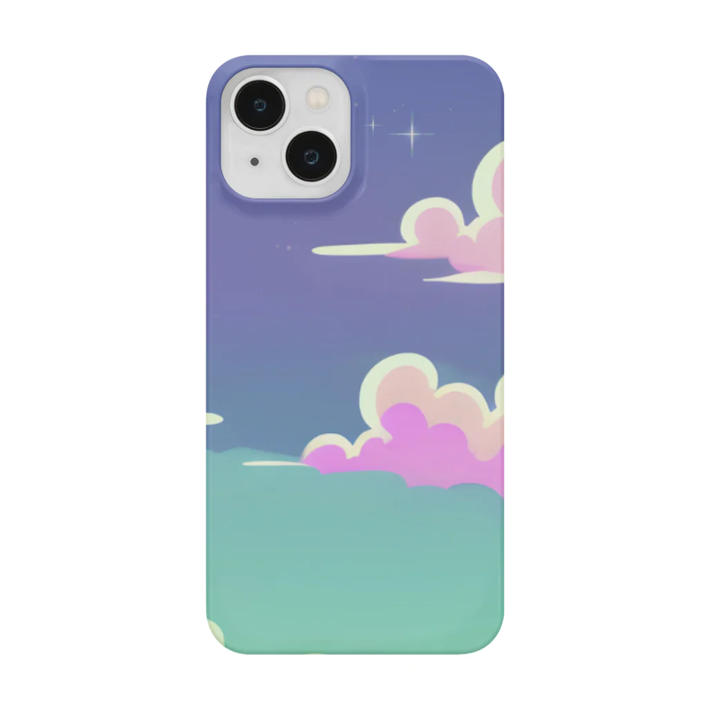 Monoのレトロな雰囲気の空 Smartphone Case