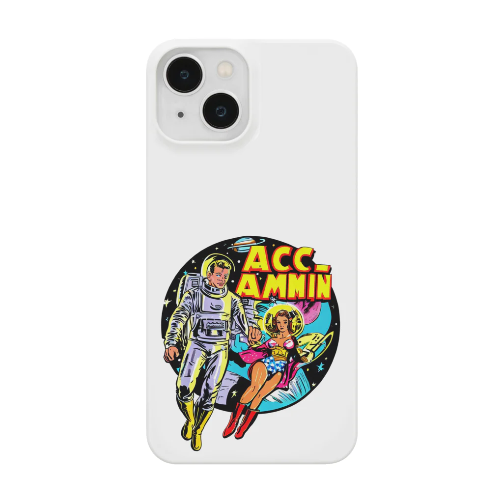 islandmoon13の宇宙の男女　　昔のアメコミ風 Smartphone Case