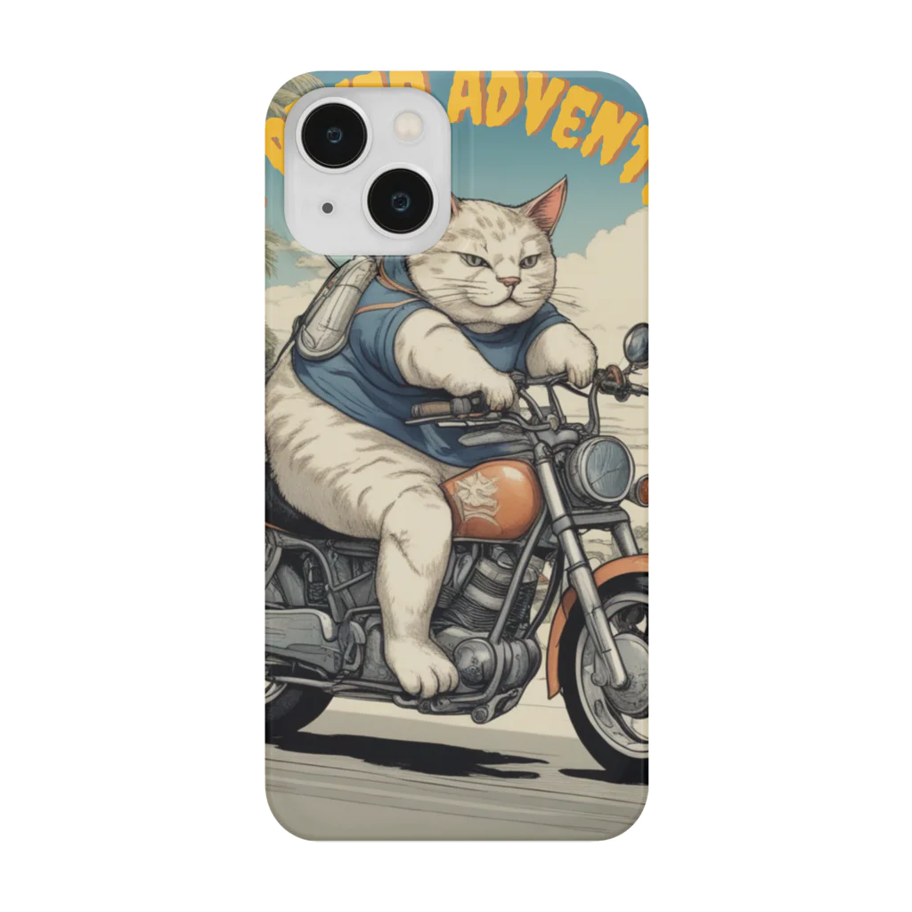 NECOSUIのキャットバイカー Smartphone Case