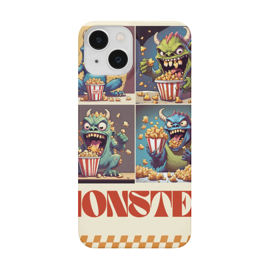 AI_kotohaのポップコーンモンスター Smartphone Case