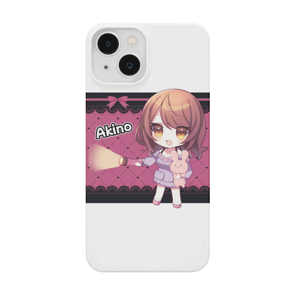 Akino👻公式Ｓｈｏｐ❤のAkino(ピンクリボン) スマホケース