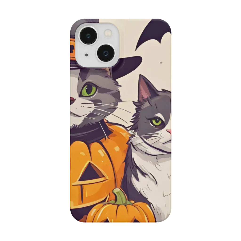 あなたの心をわしづかみSHOPの可愛いハロウィンねこちゃん💗 Smartphone Case